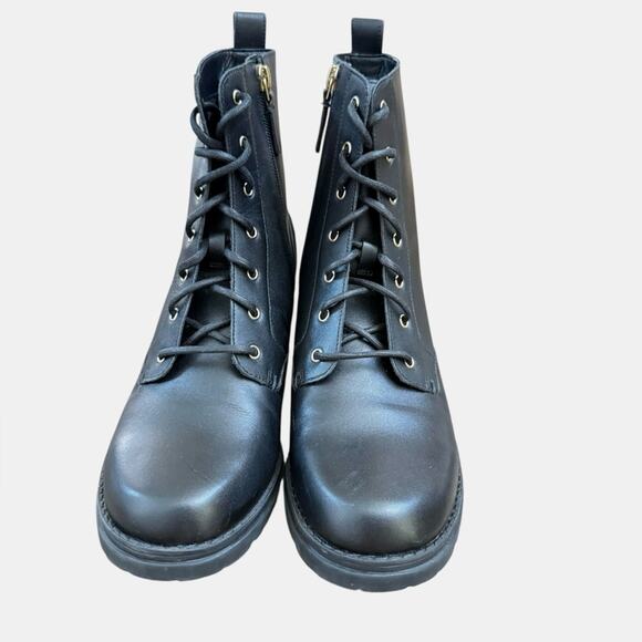 NWOT Cole Haan Black Camea Waterproof Combat Boots – Sz 9B - Picture 6 of 10